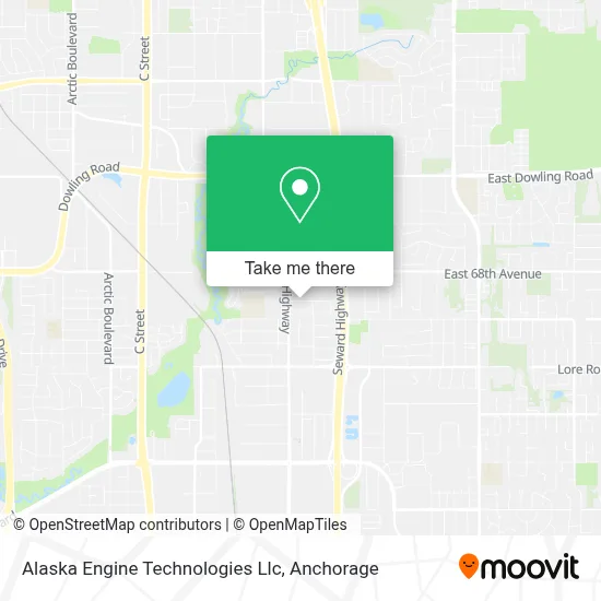 Alaska Engine Technologies Llc map