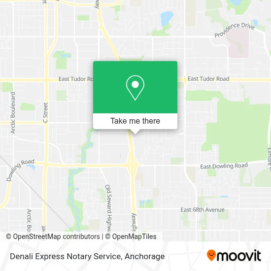 Denali Express Notary Service map