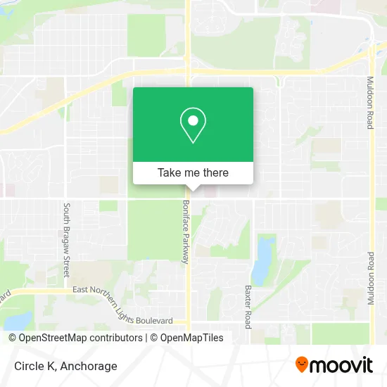 Circle K map