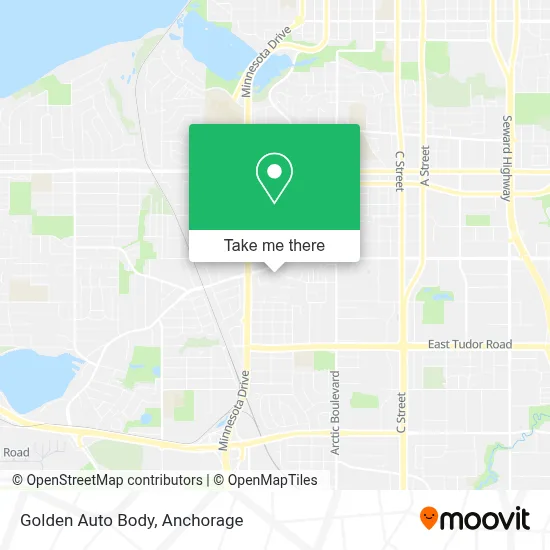Golden Auto Body map