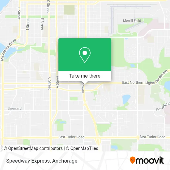 Speedway Express map