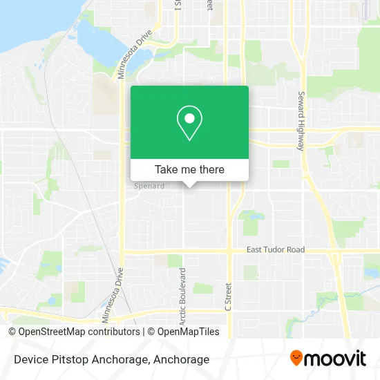 Device Pitstop Anchorage map