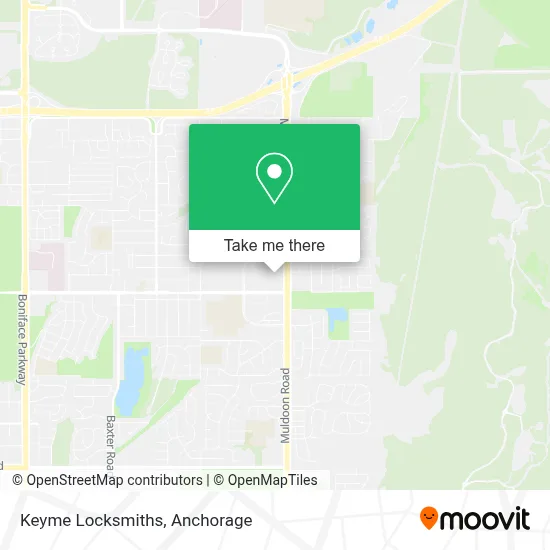 Keyme Locksmiths map