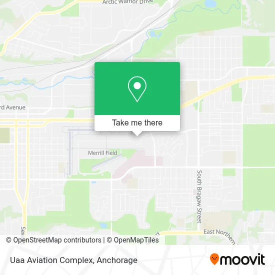 Uaa Aviation Complex map