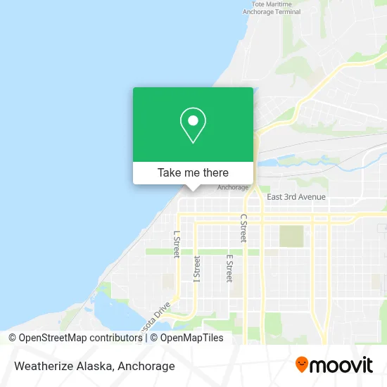 Weatherize Alaska map