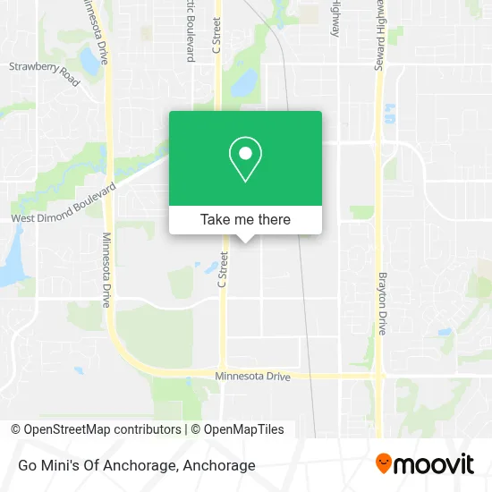 Go Mini's Of Anchorage map