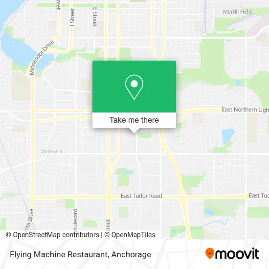 Flying Machine Restaurant map