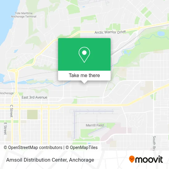 Amsoil Distribution Center map