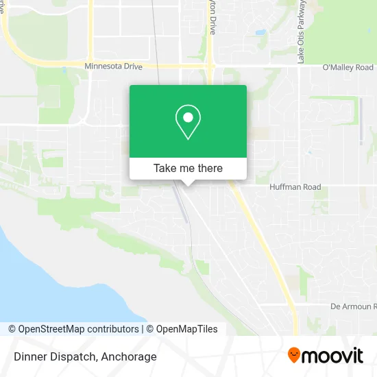 Dinner Dispatch map