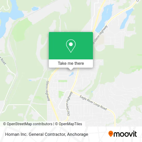 Homan Inc. General Contractor map