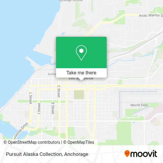 Pursuit Alaska Collection map