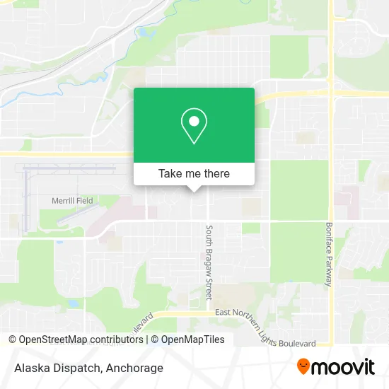 Alaska Dispatch map
