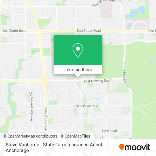 Steve Vanhorne - State Farm Insurance Agent map