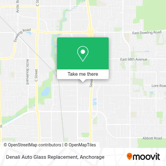 Denali Auto Glass Replacement map