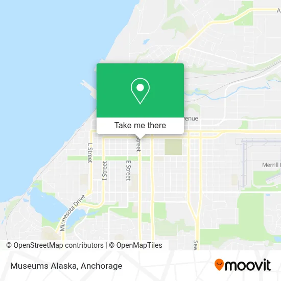 Museums Alaska map