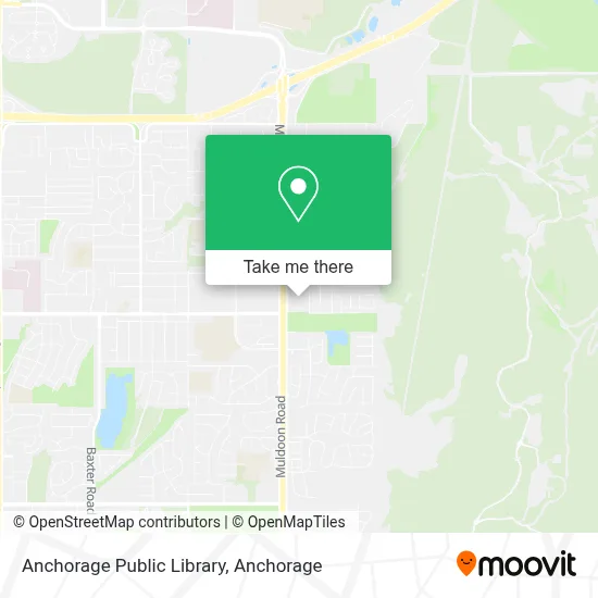Anchorage Public Library map