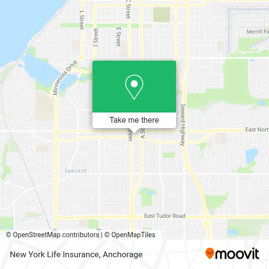 New York Life Insurance map