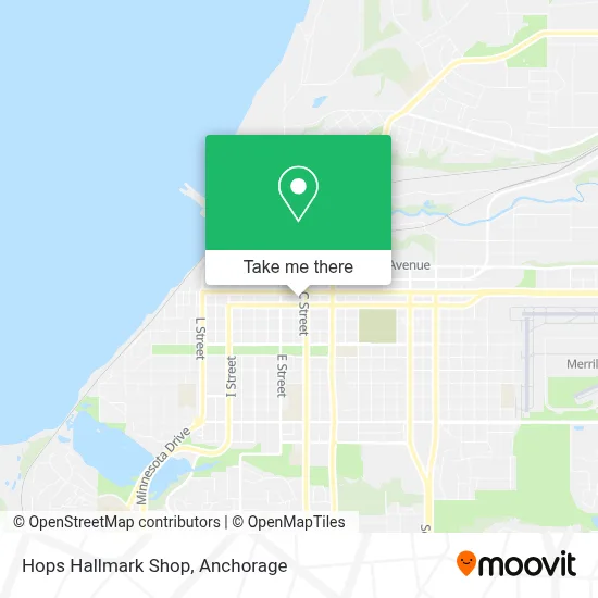 Hops Hallmark Shop map