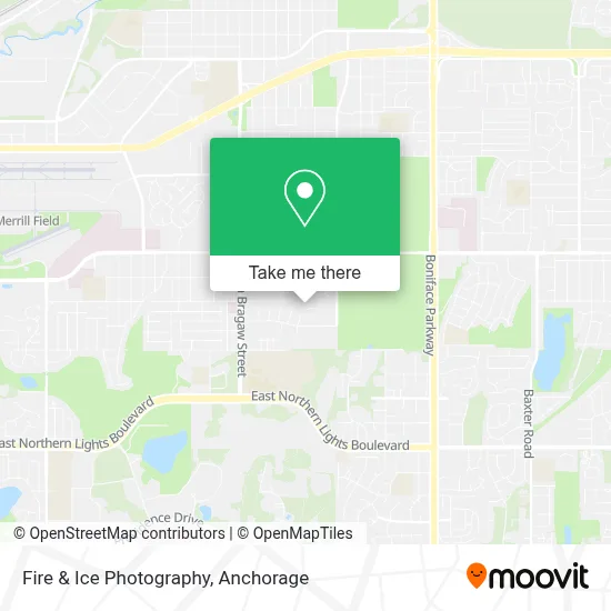 Fire & Ice Photography map