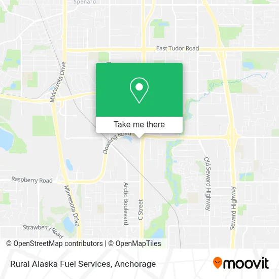 Rural Alaska Fuel Services map