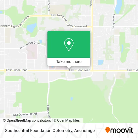 Southcentral Foundation Optometry map