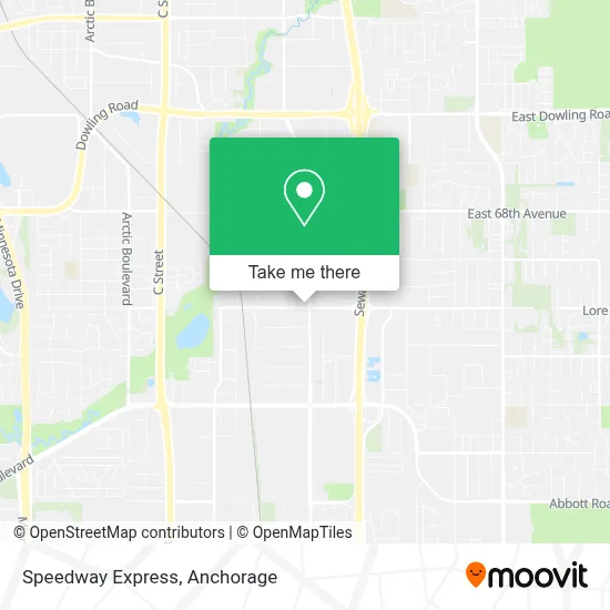 Speedway Express map