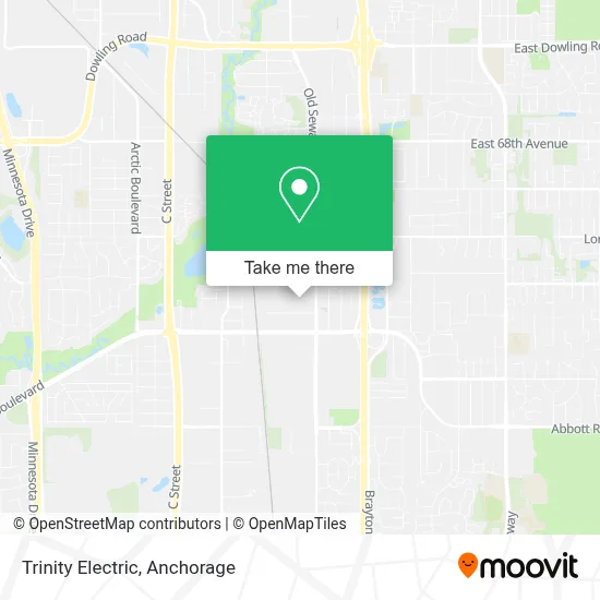 Trinity Electric map