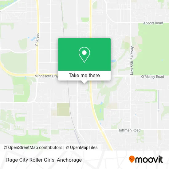 Rage City Roller Girls map