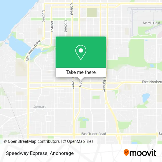 Speedway Express map