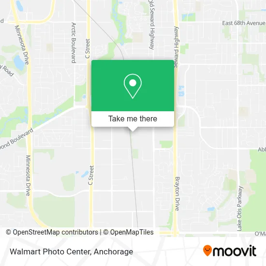 Walmart Photo Center map