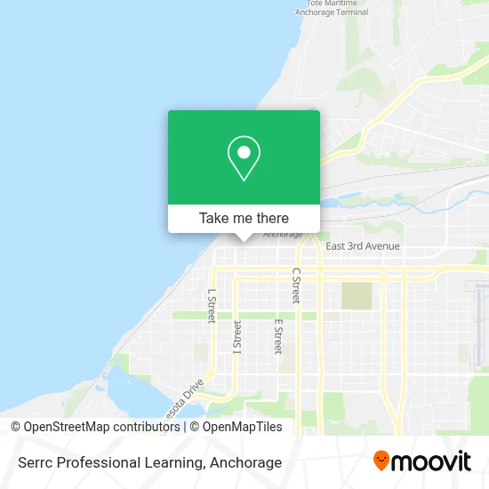 Serrc Professional Learning map