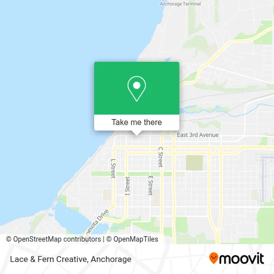 Lace & Fern Creative map
