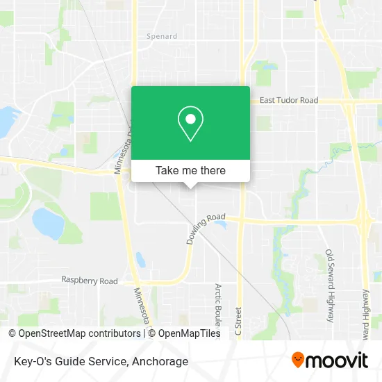 Key-O's Guide Service map