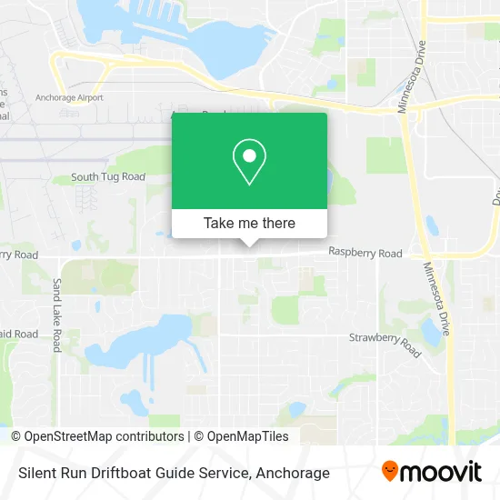 Silent Run Driftboat Guide Service map