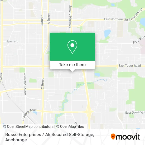 Busse Enterprises / Ak Secured Self-Storage map