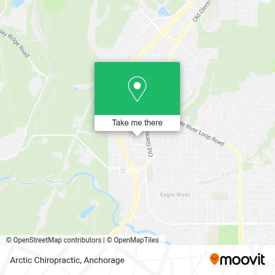 Arctic Chiropractic map