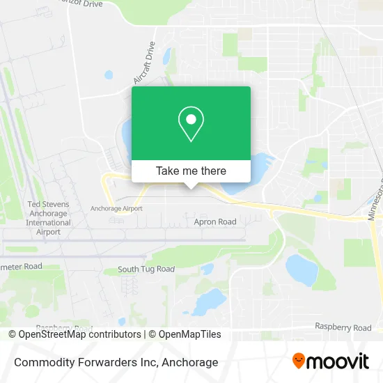 Commodity Forwarders Inc map
