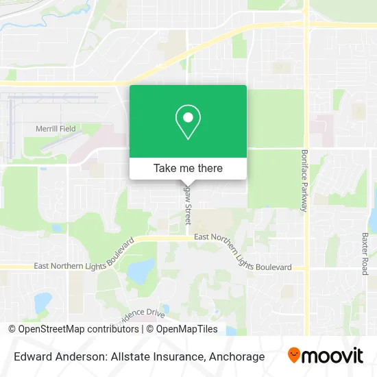 Edward Anderson: Allstate Insurance map