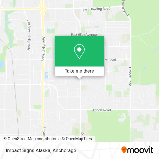 Impact Signs Alaska map