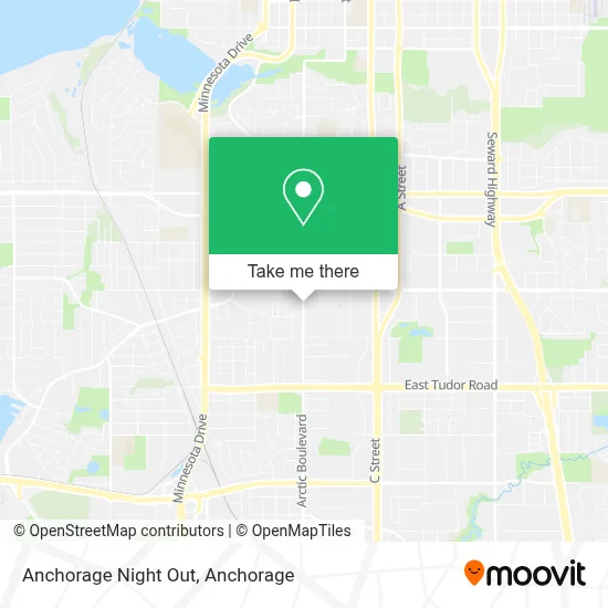 Anchorage Night Out map