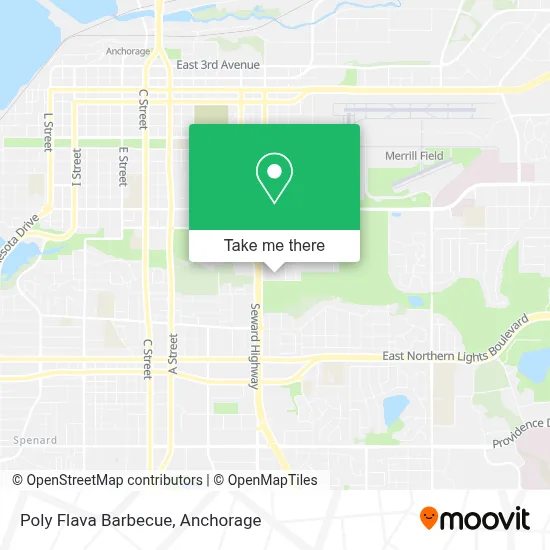 Poly Flava Barbecue map