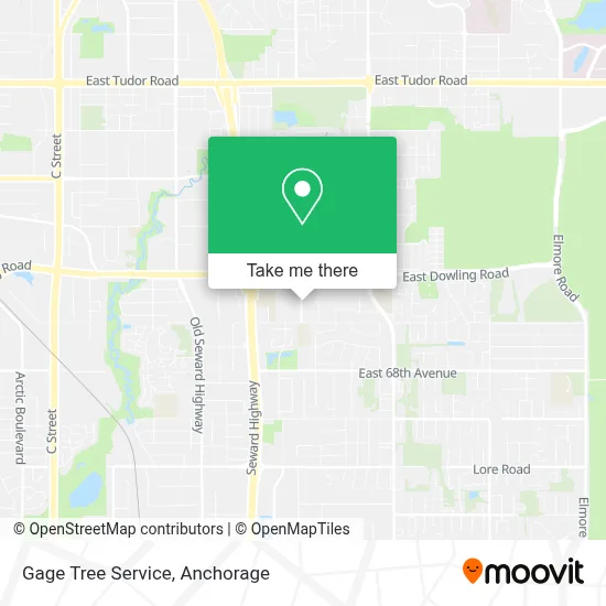 Gage Tree Service map