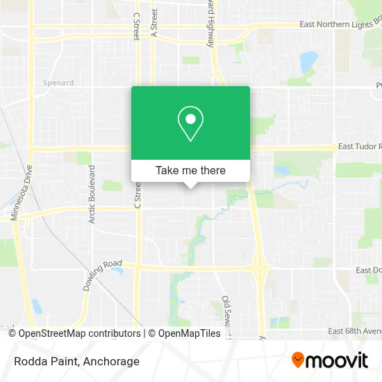 Rodda Paint map