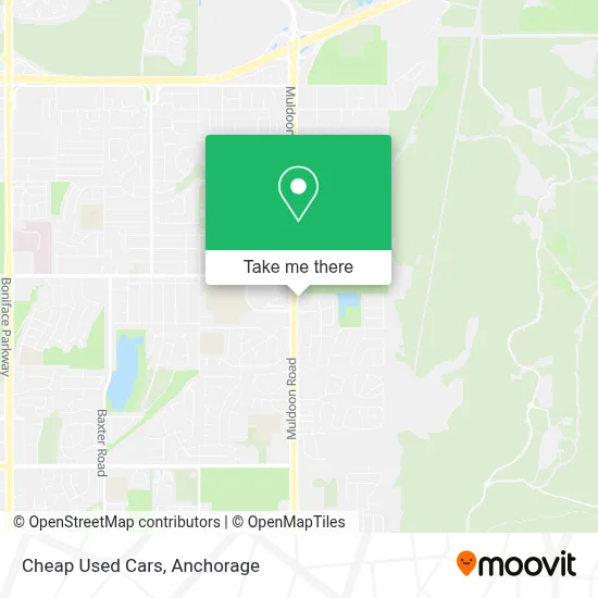 Cheap Used Cars map