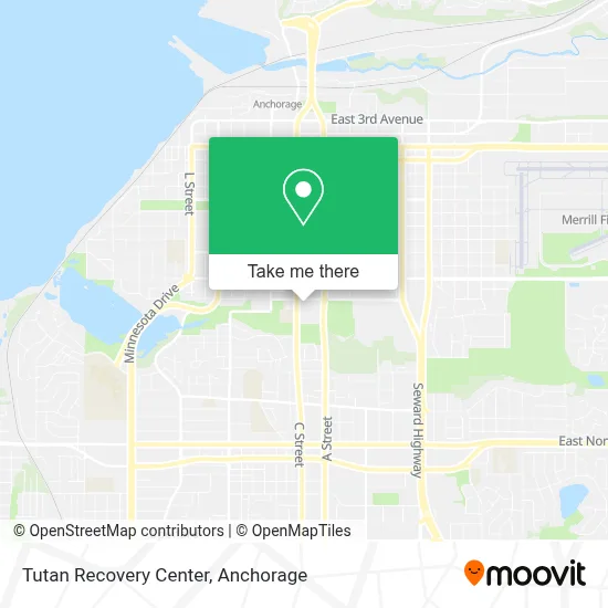 Tutan Recovery Center map