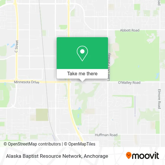 Alaska Baptist Resource Network map