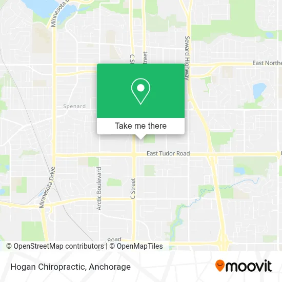 Hogan Chiropractic map
