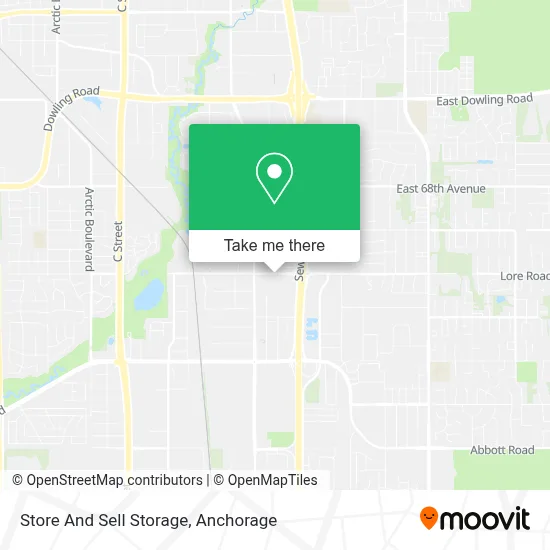 Store And Sell Storage map