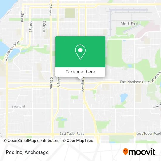 Pdc Inc map