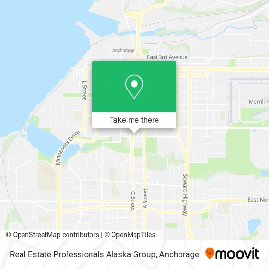 Real Estate Professionals Alaska Group map